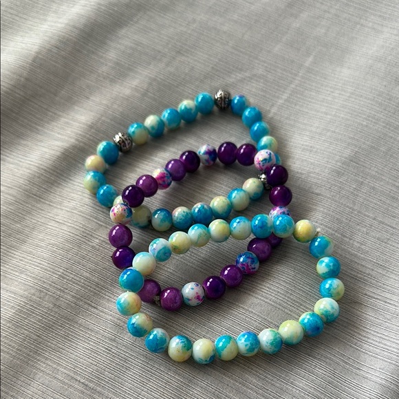 Handmade Colorful Beaded Bracelet Set (1) - Picture 7 of 7